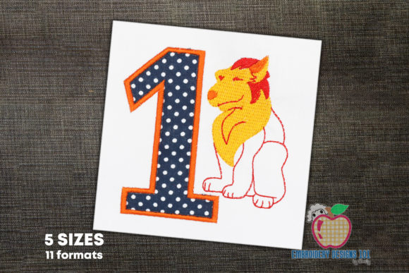 1st Birthday Siting Lion: A Practical Embroidery Seller’s Review