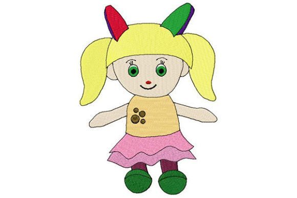 Baby Girl Doll Embroidery Design Review for Craft Fairs