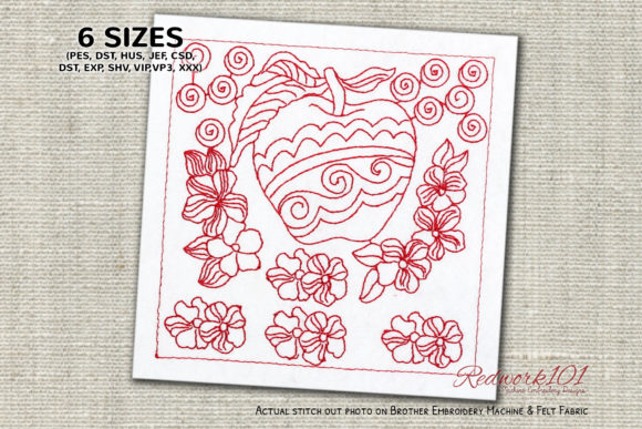 Floral Apple Design: An Embroidery Designer’s Review