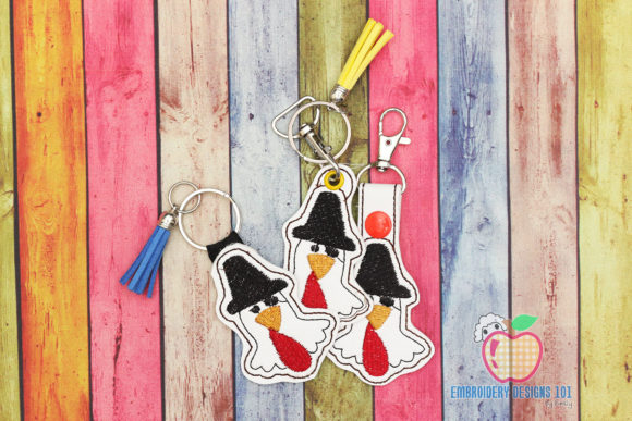 Halloween Turkey ITH Snaptab Keyfob: A Designer’s Review