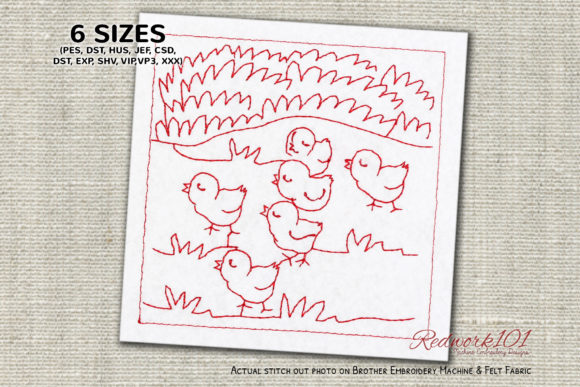Noisy Chicks Chirping Lineart – Embroidery Design Review