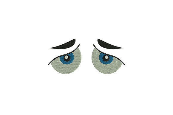 Sad Eyes Embroidery Design Review for Business Merch