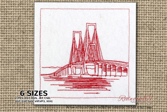 Suramadu Bridge Embroidery Review for Sweatshirt Makers